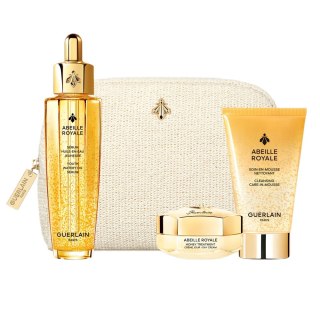 Guerlain Abeille Royale Age-Defying Programme Youth Watery Oil Serum zestaw serum do twarzy 50ml + krem na dzień 15ml + pianka oczyszczaj
