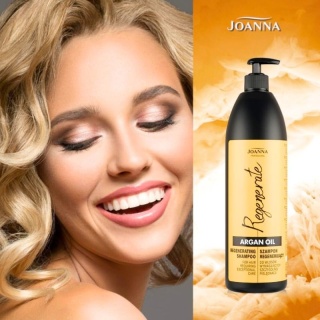 Joanna Professional Argan Oil Szampon + Odżywka regenerująca do włosów 2x1000ml