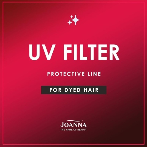 Joanna Professional Filtr UV Szampon ochronny + Odżywka do Włosów Farbowanych Ochrona Koloru 2x1000ml