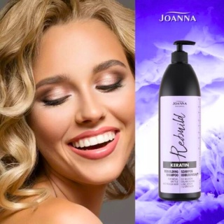 Joanna Professional Keratin Szampon + Odżywka Odbudowująca z Keratyną 2x1000ml