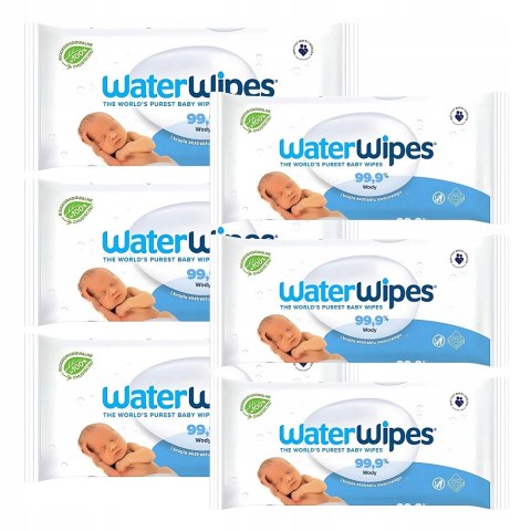 WaterWipes BIO chusteczki nawilżane dla dzieci 6×60szt