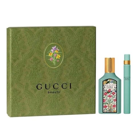 Gucci Flora Gorgeous Jasmine zestaw woda perfumowana spray 50ml + woda perfumowana spray 10ml