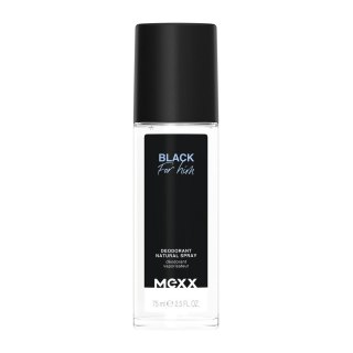 Mexx Black For Him dezodorant w naturalnym sprayu 75ml