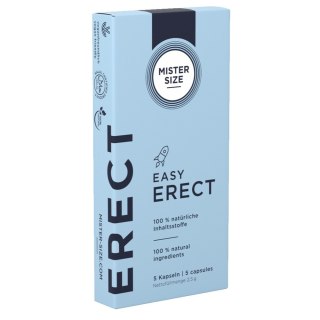 Mister Size Easy Erect innowacyjny wegański suplement diety 5 kapsułek