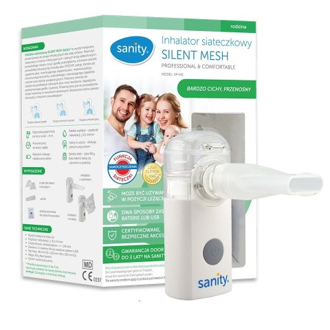 Sanity Silent Mesh inhalator siateczkowy VP-M3