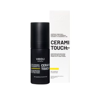 Veoli Botanica Ceramide Touch nawilżająco-regenerujące lekkie serum z 2% kompleksem ceramidów i 1% kompleksem z alg 30ml