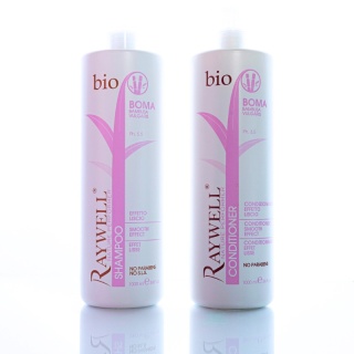 RAYWELL BIO BOMA Zestaw wygładzający do włosów Szampon + Odżywka 2x1000ml