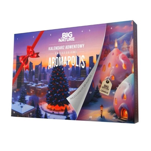 Big Nature Aromapolis kalendarz adwentowy ze świecami sojowymi 24szt