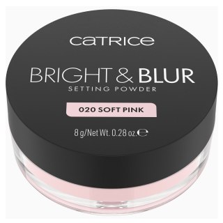 Catrice Bright & Blur Setting Powder puder utrwalający 020 Soft Pink 8g