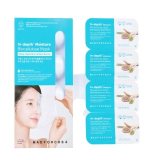 Madforcos In-Depth Moisture Biocellulose Mask nawilżająca maska do twarzy 4x20ml