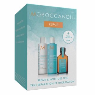 Moroccanoil Repair & Moisture Trio zestaw szampon do włosów 70ml + odżywka do włosów 70ml + kuracja do włosów 25ml