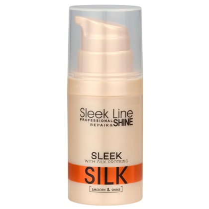 Stapiz Sleek Line Silk Odżywka Jedwabna do Włosów bez Spłukiwania 30ml