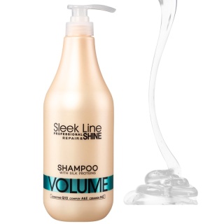 Stapiz Sleek Line Volume Szampon Zwiększający Objętość z Jedwabiem 1000ml