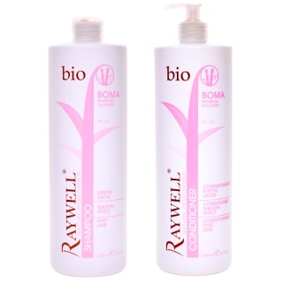 RAYWELL BIO BOMA Zestaw wygładzający do włosów Szampon + Odżywka 2x1000ml