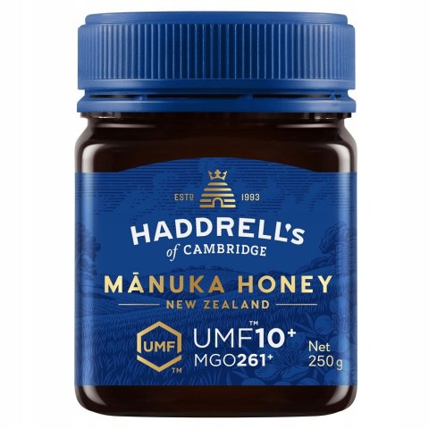 Haddrell's Manuka Honey miód manuka UMF10+ MGO261+ 250g