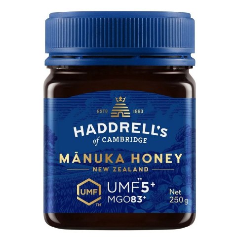 Haddrell's Manuka Honey miód manuka UMF5+ MGO83+ 250g
