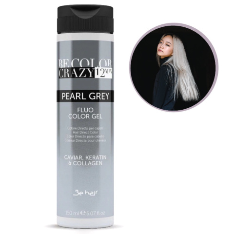 Be Color Crazy Toner w Żelu 12 minute Pearl Grey 150 ml