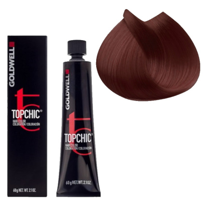 Goldwell Topchic, profesjonalna farba do włosów 4R@VR 60ml