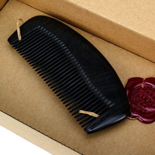 Beardyman Barber Comb, grzebień do brody, ciemny, Chacate Preto