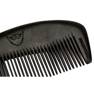 Beardyman Barber Comb, grzebień do brody, ciemny, Chacate Preto