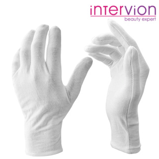 Intervion bawełniane rękawiczki do parafiny i pielęgnacji dłoni, cotton gloves 2szt