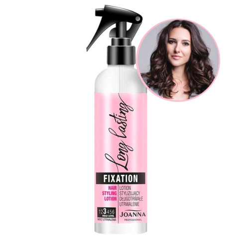 Joanna Professional Long Lasting lotion do układania włosów mocny 300ml Joanna Professional Long Lasting lotion do układania włosów mocny 300ml