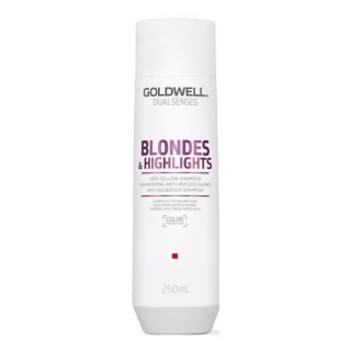 Goldwell Blondes & Highlights Anti-Yellow szampon do włosów blond neutralizujący żółte odcienie 250ml