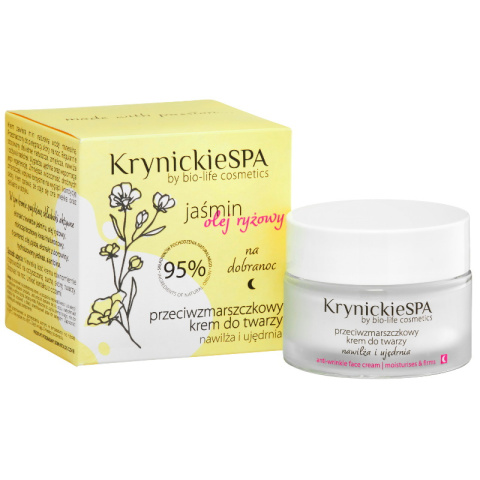 Krynickie SPA Jaśmin krem przeciwzmarszczkowy na noc 50ml