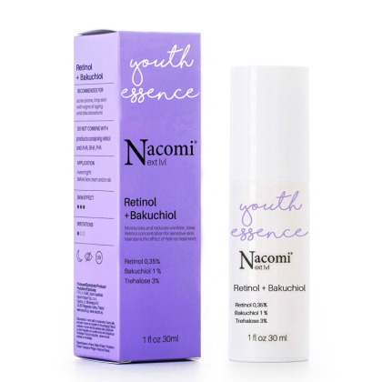 Nacomi Next Level serum przeciwstarzeniowe retinol 0,35% + bakuchiol 1% 30ml