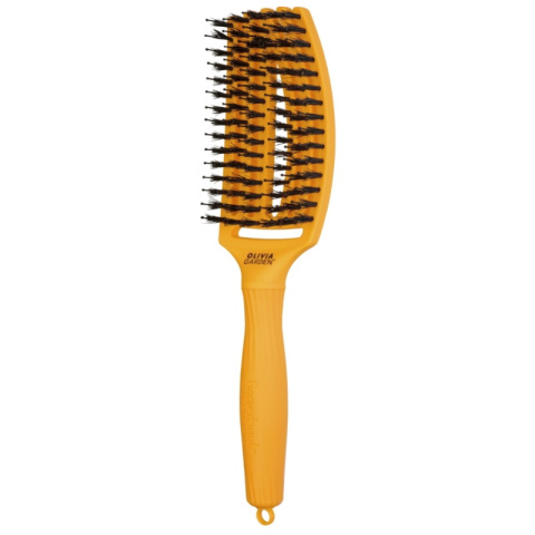 Olivia Garden Fingerbrush Bloom Sunflower - Szczotka do rozczesywania i masażu z włosiem dzika Olivia Garden Fingerbrush Bloom Sunflower - Szczotka do rozczesywania i masażu z włosiem dzika