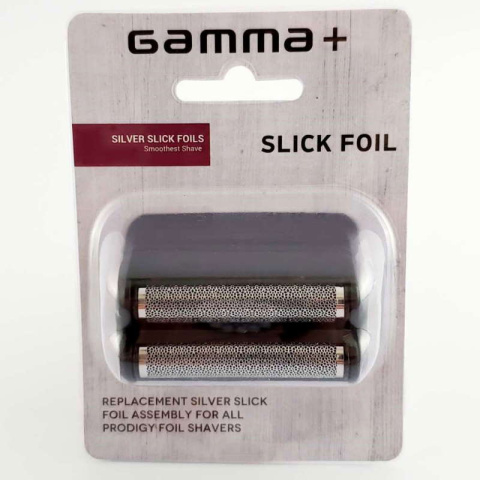 Gamma Piu Głowica zamienna/folia SLICK FOIL do golarki Prodigy srebrna Gamma Piu Głowica zamienna/folia SLICK FOIL do golarki Prodigy srebrna