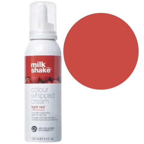 Milk Shake Colour Whipped Pianka Koloryzująca LIGHT RED 100ML Milk Shake Colour Whipped Pianka Koloryzująca LIGHT RED 100ML