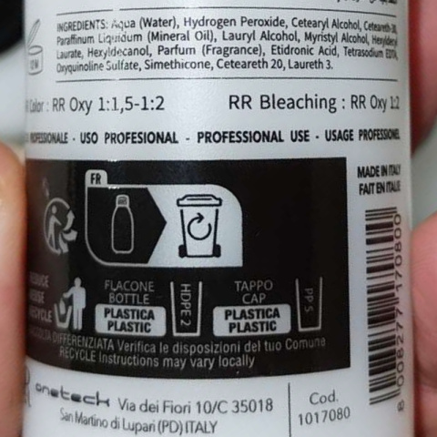 RR Developer Oxydant woda utleniona 3% 150ml RR Developer Oxydant woda utleniona 3% 150ml