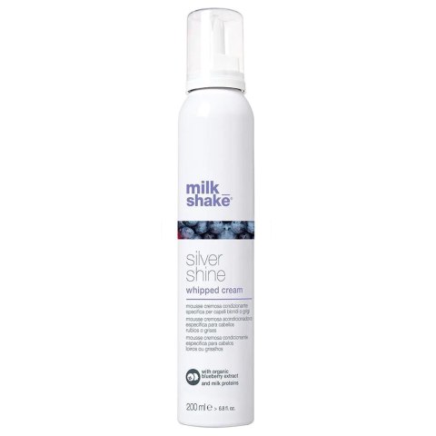 Milk Shake Silver Shine Whipped Cream odżywka bez spłukiwania niwelująca żółte odcienie 200ml Milk Shake Silver Shine Whipped Cream odżywka bez spłukiwania niwelująca żółte odcienie 200ml