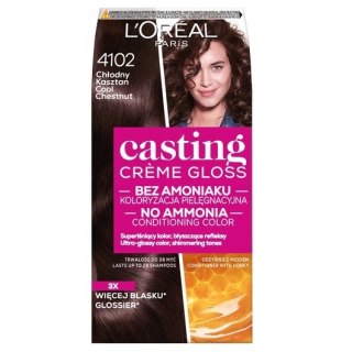 L'Oreal Paris Casting Creme Gloss farba do włosów 4102 Chłodny Kasztan