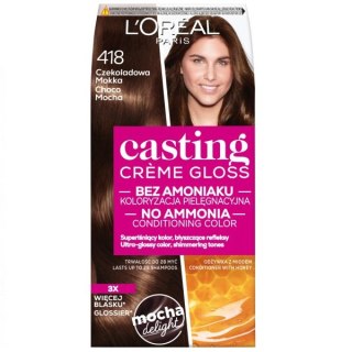 L'Oreal Paris Casting Creme Gloss farba do włosów 418 Czekoladowa Mokka