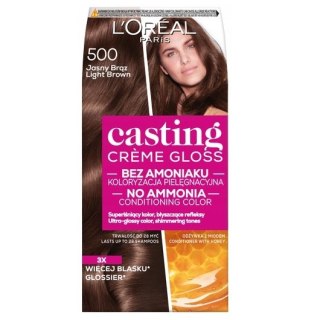 L'Oreal Paris Casting Creme Gloss farba do włosów 500 Jasny Brąz