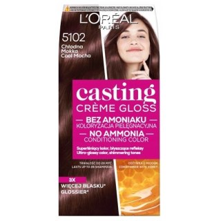 L'Oreal Paris Casting Creme Gloss farba do włosów 5102 Chłodna Mokka