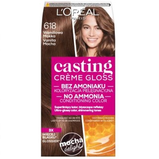 L'Oreal Paris Casting Creme Gloss farba do włosów 618 Waniliowa Mokka