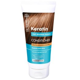 Keratin Conditioner odbudowująca odżywka do włosów matowych i łamliwych 200ml Dr. Sante
