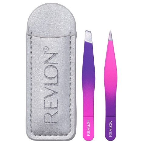 Revlon Mini Twizeer zestaw pęset w etui 92998 2szt Revlon Mini Twizeer zestaw pęset w etui 92998 2szt