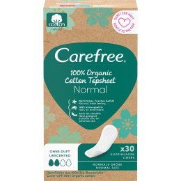 Organic Cotton Normal wkładki higieniczne 30szt Carefree