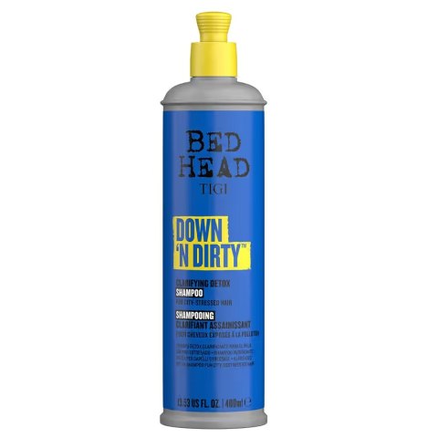 Tigi Bed Head Down N' Dirty Clarifying Detox Shampoo detoksykujący szampon do włosów 400ml Tigi Bed Head Down N' Dirty Clarifying Detox Shampoo detoksykujący szampon do włosów 400ml