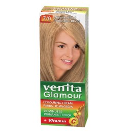 Glamour farba do włosów 7/0 Naturalny Blond Venita
