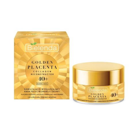 Bielenda Golden Placenta 40+ nawilżająco-wygładzający krem przeciwzmarszczkowy 50ml Bielenda Golden Placenta 40+ nawilżająco-wygładzający krem przeciwzmarszczkowy 50ml