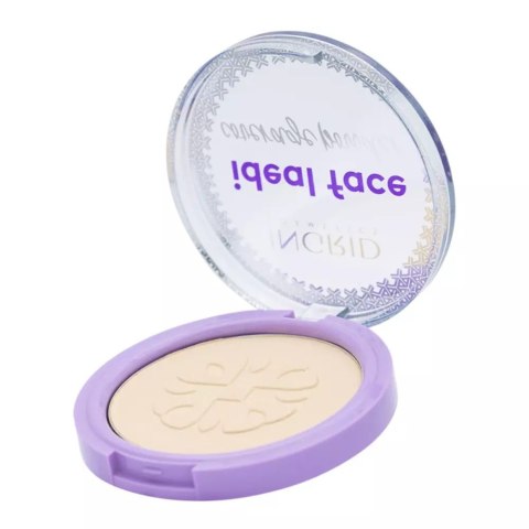 Ideal Face puder prasowany z kwasem hialuronowym 01 8g Ingrid