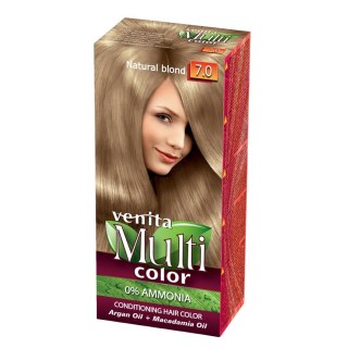 Venita MultiColor pielęgnacyjna farba do włosów 7.0 Naturalny Blond