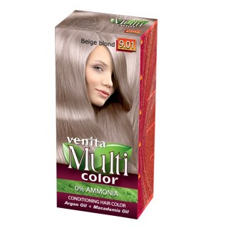 Venita MultiColor pielęgnacyjna farba do włosów 9.01 Beżowy Blond