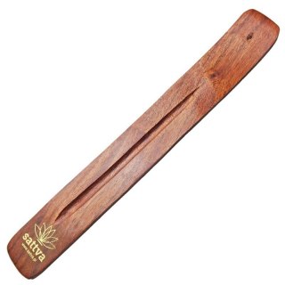 Sattva Natural Indian Incense podstawka do kadzidełka z naturalnego drewna