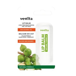 Venita Naturalny balsam do ust Olejek Macadamia 4g